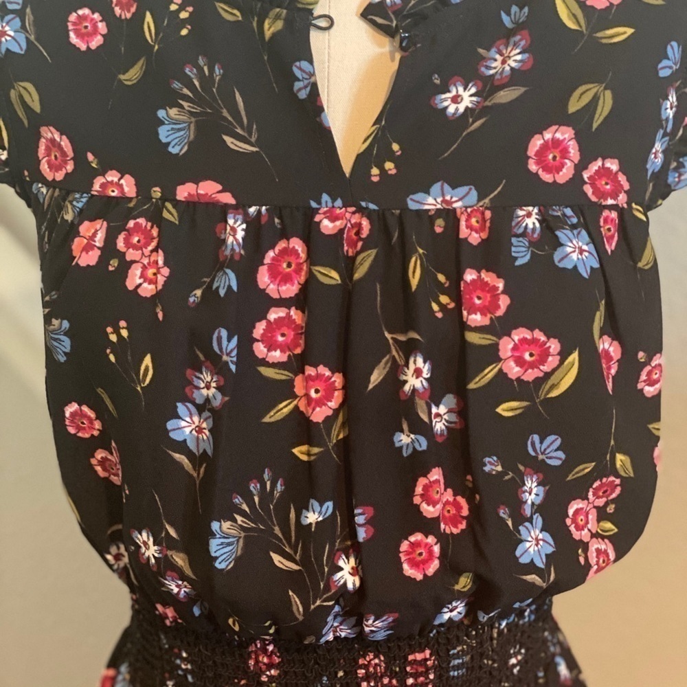 Kate Spade Meadow Sleeveless Smocked Waist Dress​​​​​​​​​ - Picture 6 of 12
